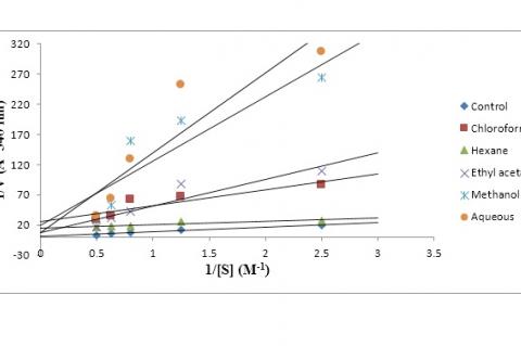 Lineweaver-Burk plot